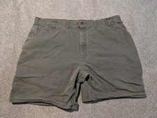 Vintage Carhartt Shorts Mens 48 46 Moss Green B25 MOS Work Workwear Outdoor