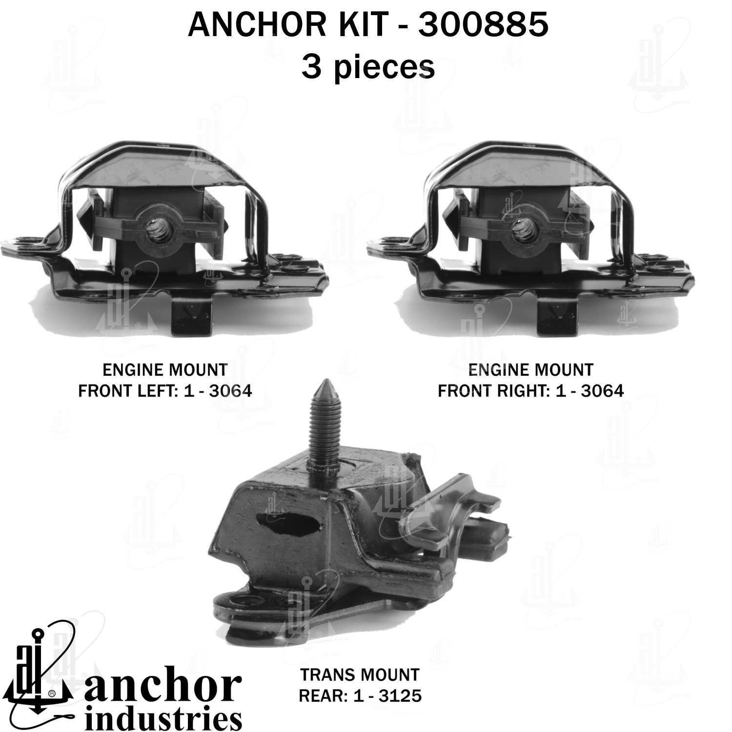 Engine Mount Kit Anchor 300885 for sale online | eBay