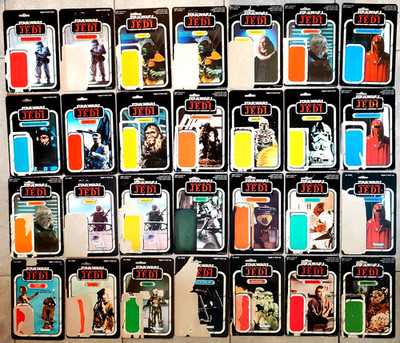 CHOOSE: vintage Star Wars Return of the JEDI CardBack 1983 KENNER Palitoy Rarity