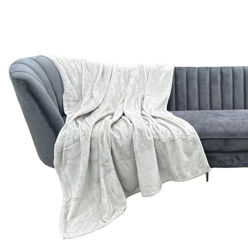 - Superweiche Flanell Fleece Überwurf Decke, leicht 320GSM, ideal für Sofa... - Bild 1 von 9