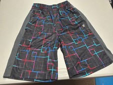 XERSION Boys Shorts, QUICK DRY w Pockets, Abstract Pattern, Size S 8