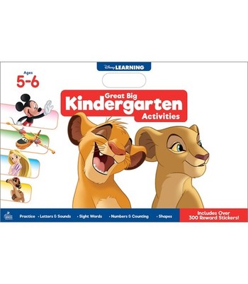 Disney Learning Great Big Kindergarten Activities, Large Kindergarten Math a...
