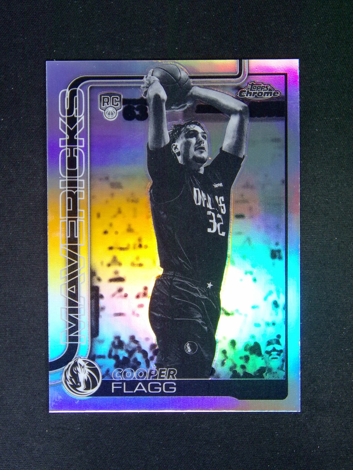 2025-26 Topps Chrome Cooper Flagg RC Rookie #251 Negative Refractor