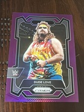 2024 Panini Prizm WWE - #119 Dude Love Purple #001/149 BOOKEND Rare