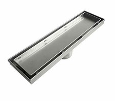 Neodrain 12-Inch Linear Shower Drain with Removable Grate Professional Brushed 3