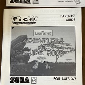 SEGA Pico System Manuals & Parents' Guides Lot - English - Original