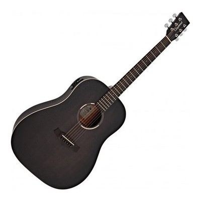 Tanglewood TWBB SDE BLACKBIRD Acoustic Guitar Smokestack Black Satin