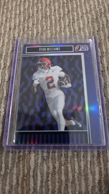 2025 Pro Set Metal FB Ryan Williams Purple Prismatic #5/15 Alabama Crimson Tide