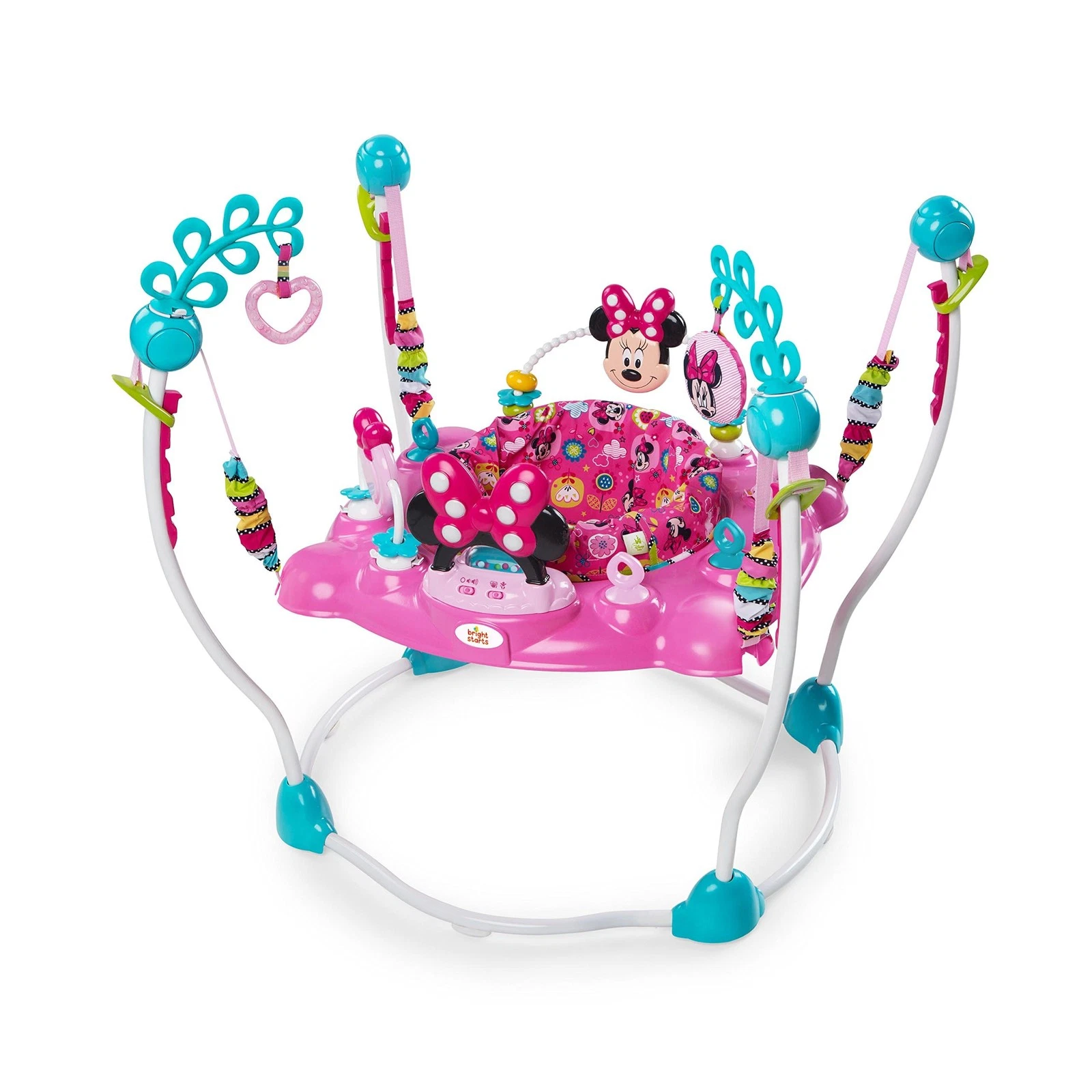 Baby Activity Center Jumper Disney Minnie Mouse 360 Seat 8 Toys Lights 6-12