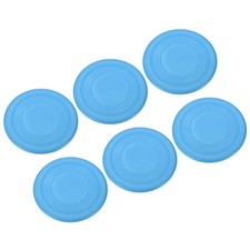 6Pcs 7 Inch Flying Disc, Soft Waterproof for Outdoor Playing Sport Game, Blue