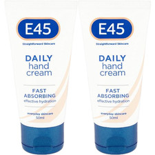 E45 Moisturising Daily hand cream 2 x 50ml
