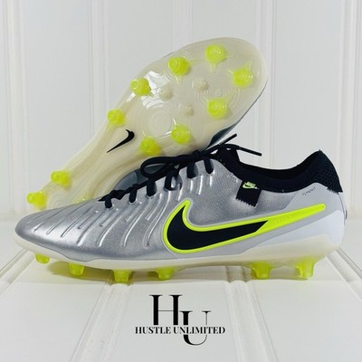 NEW Nike Tiempo Legend 10 Elite AG-PRO ACC Rising Gem Silver Cleats Men s 11
