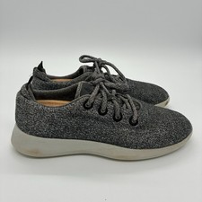 Allbirds Wool Runners Mens Size 10 Dark Gray White Sole Sneaker Comfort Merino