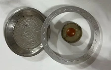Vtg Mrs. Smith’s Mello-Rich Pie Pan, Mrs. Anderson’s Crust Shield & Dough Press