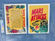 1984 Mars Attacks official 1962 Renata Galasso RGI reprint 56-card set NM