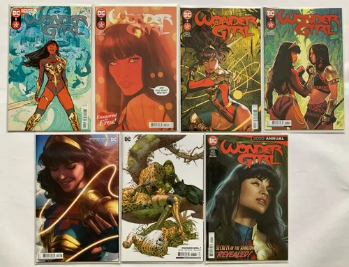 WONDER GIRL 2021-22 #1 3 5 6 7 #6 Artgerm 2022 Annual Lot Of 7 VF/NM- & Better