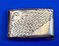 Antique Custom Letter Initial C Monogram Base Metal Belt Buckle by Giant Grip