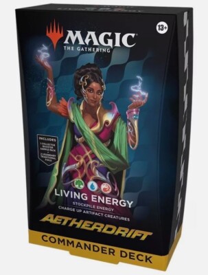 Aetherdrift Commander Deck Living Energy, English, OVP, Magic the Gathering, MTG