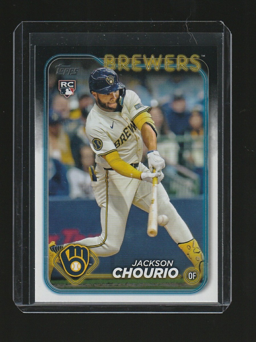 2024 Topps Series 2 Jackson Chourio Rookie Card SSP #698 Milwaukee 