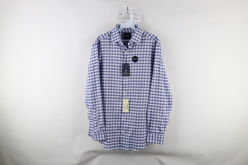 New Ben Sherman Mens M 32/33 Tailored Slim Fit Stretch Collared Button Shirt