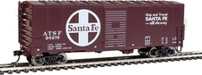 HO Scale 40' AAR Modernized 1948 Box Car - Santa Fe 34270 - Walthers 910-1152