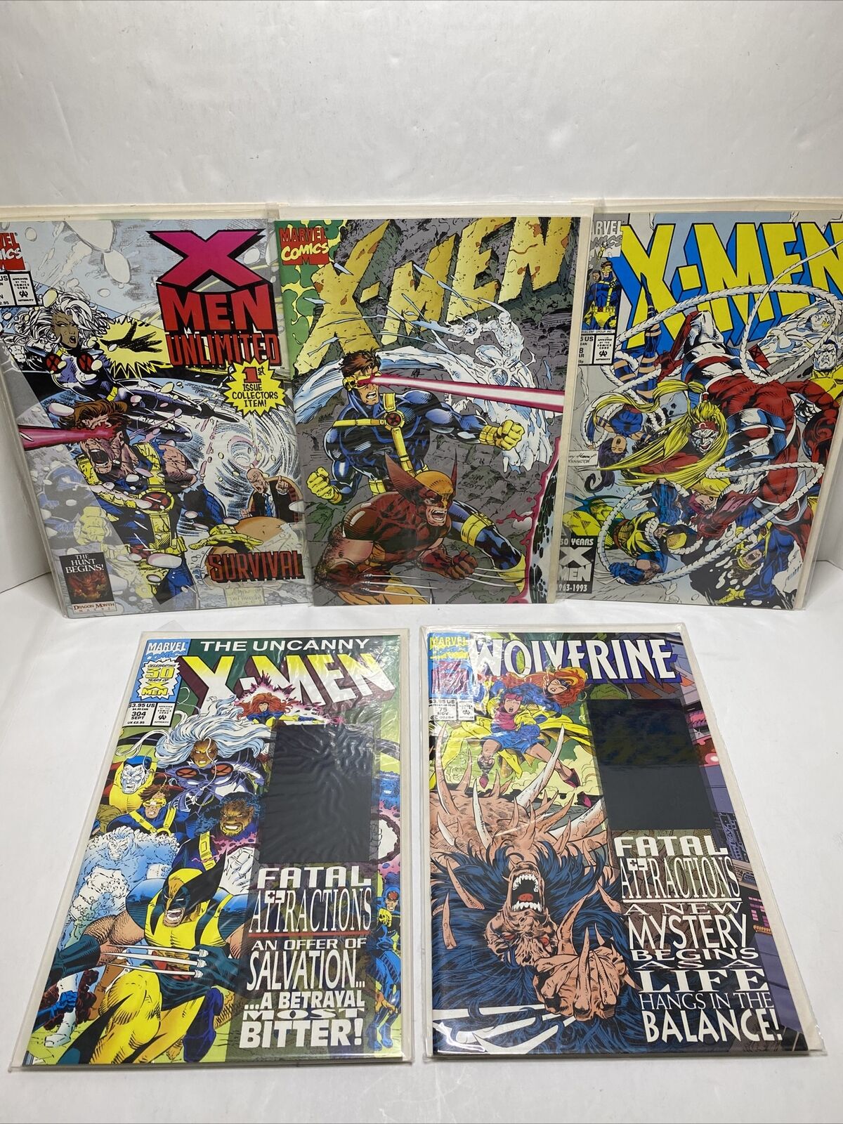 X-Men Uncanny Unlimited Wolverine 1 Gatefold Cover lot of 5