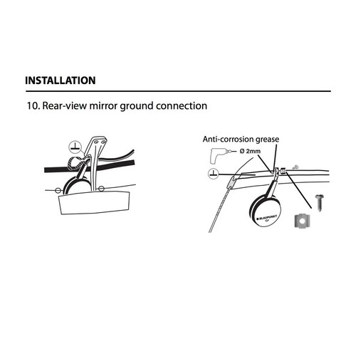 Blaupunkt Auto Fun Pro 2 Radio AM/FM Active Windscreen Car Antenna Reception - Picture 14 of 15