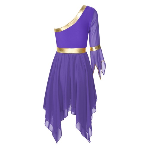 Para mujeres Disfraz de Baile Fiesta Vestido Show Vestidos de Baile Ropa Corta Borde Gimnasio - Imagen 47 de 77