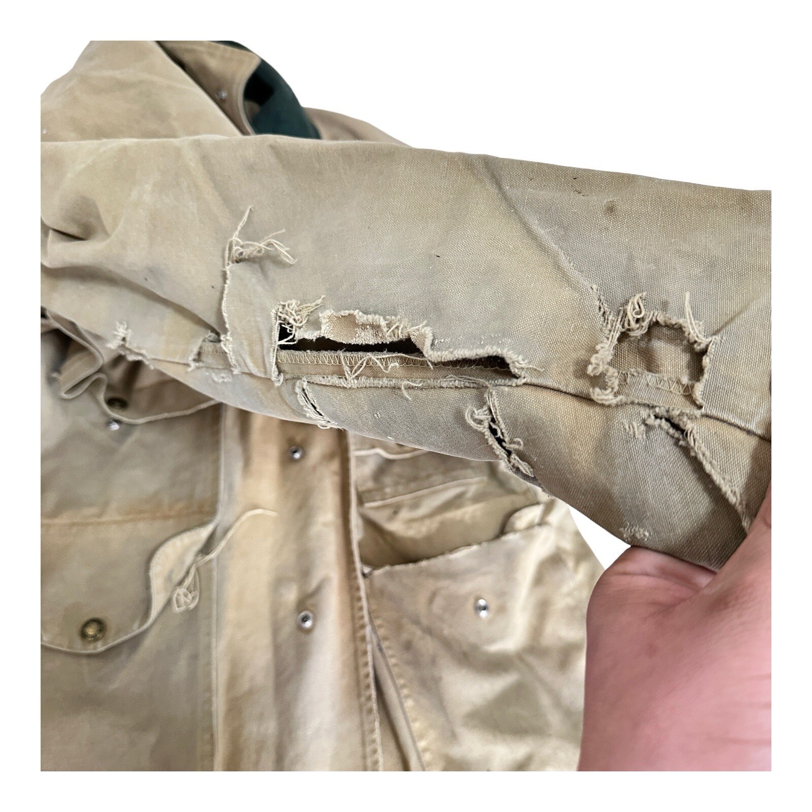 Filson Dry Tin Packer Coat Jacket Cape Style 73N Unli… Gem