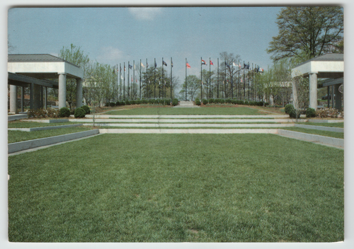 Kontinentale Postkarte Jimmy Carter Präsidentenbibliothek in Atlanta, GA. - Bild 1 von 2