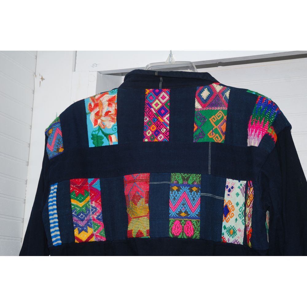 Vintage patchwork Jacket Womens  Medium embroider… - image 5