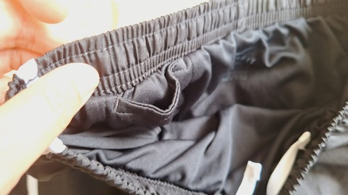 Nike Kids Girls Shorts Youth Sz L 12 - 13 Year Black Logo Dri-Fit Running Active - Picture 7 of 15