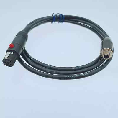 3.5mm 1/8'' Locking Jack To TA5F Mini XLR 5Pin Cable For Bodypack Transmitter