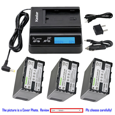Kastar Battery Multifunction Charger for Sony BP-U60 U66 BC-U1 U2 & Sony PMW-EX1