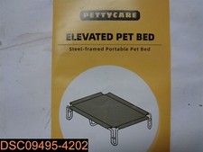 PettyCare Elevated Pet Bed Size XL Holds 85lbs Green Raised Bed for Large Dogs
