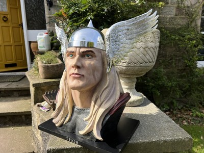 50cm Büste von THOR aus Poly Resin von ALEX ROSS Ltd Edition 315 von 430 MARVEL