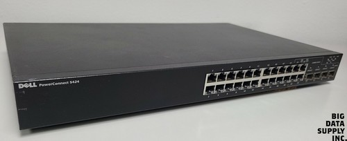 Commutateur Gigabit Ethernet 24 ports Dell PowerConnect 5424 P/N 0M023F pour iSCSI - Photo 2/6