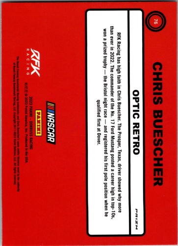 2023 Panini Racing Donruss NASCAR - Einzelkarten Auswahl - Bild 195 von 201
