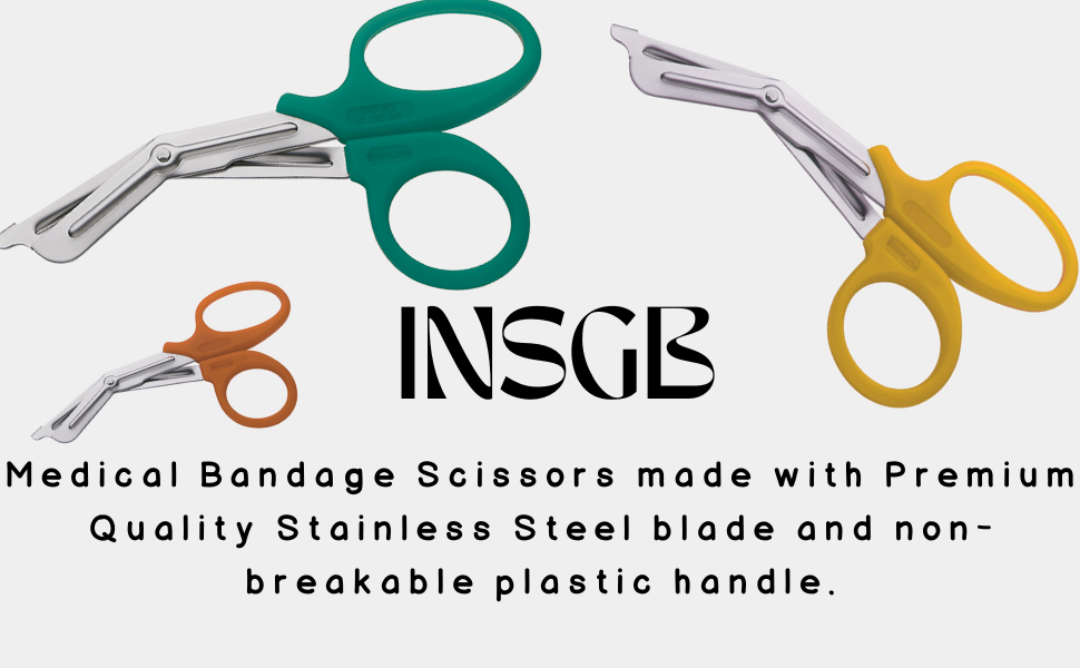 Trauma Shears - Bandage Scissors For Nurses, 7.5" Fluoride Coated Non Stick Blades Stainless Steel Nursing Scissors Doctor Nurses Nursing Students Purple Pin