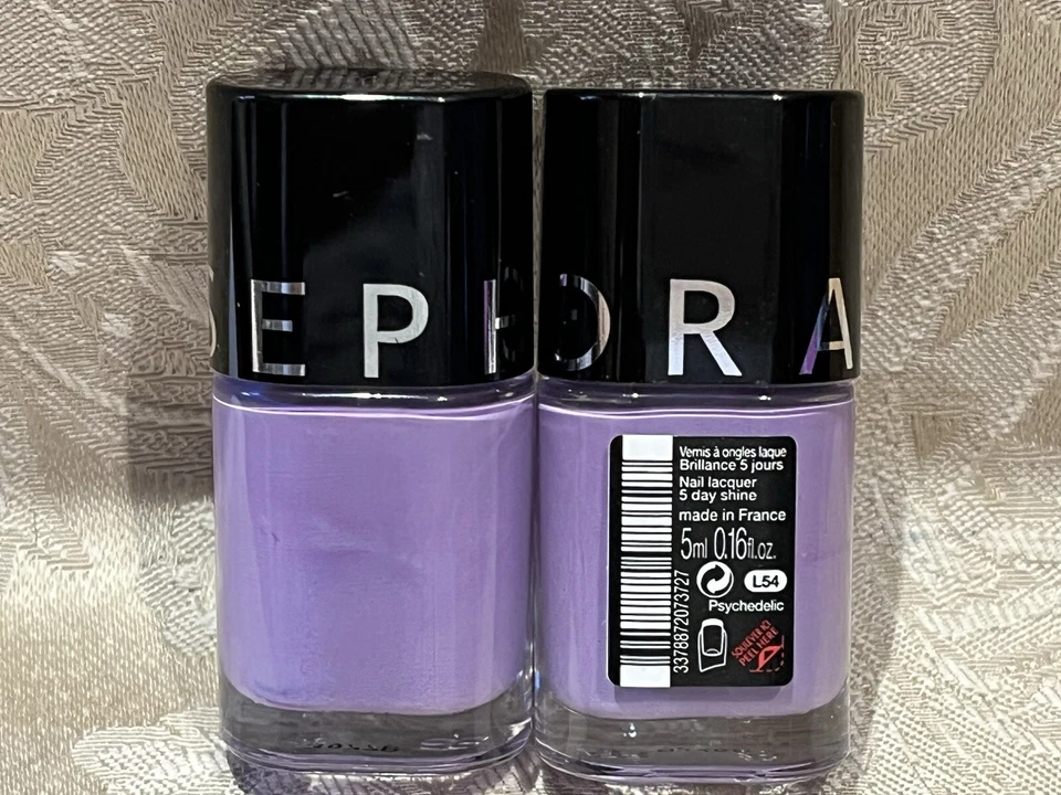 Sephora Long Wear MINI SET ESMALTE DE UÑAS PSICODÉLICO (PÚRPURA) Foto 2 de 2