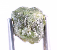 3.05Ct Uncut Light Green Rough Diamond Raw Diamond for Custom Rings Pendants
