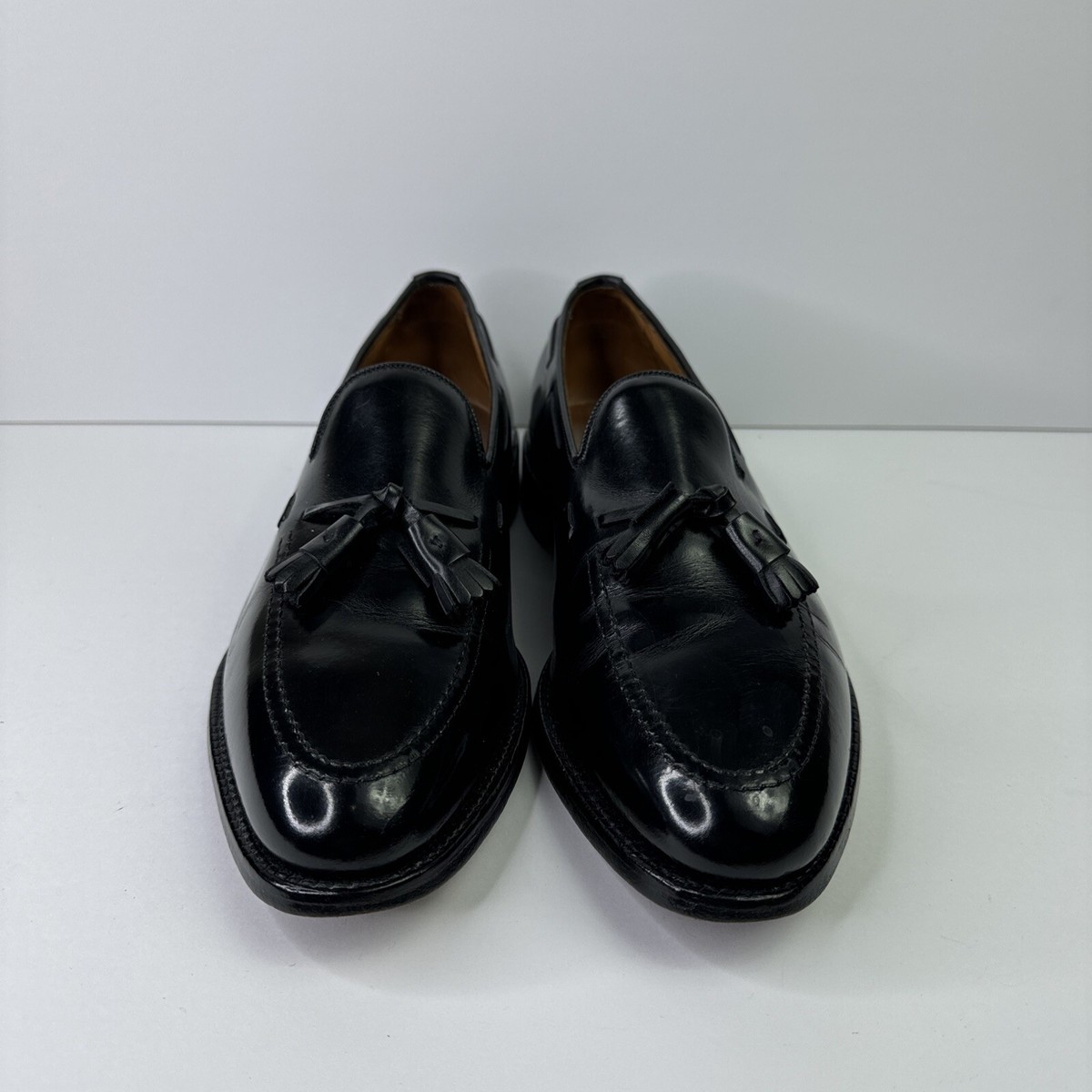 ALLEN EDMONDS Grayson Black Leather Tassel Sz 11 C Mens Dress Shoes Loafers‎ Grayson Tassel Loafer | Men main image 2