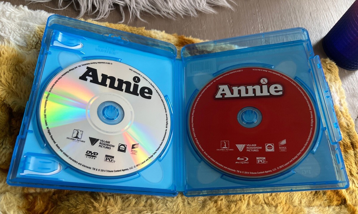 Annie Blu Ray + DVD Jamie Foxx Rose Byrne Cameron Diaz Family