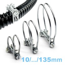 Double Wire HOSE CLAMP GALVANISED Garden, Car, DIY, Water, Home, Tube (10~135mm)