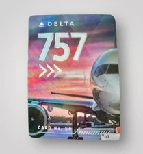 Delta Air Lines Pilot Collectible Trading Card Boeing 757-300 No.54 New