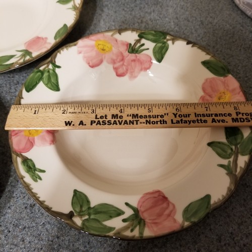 Franciscan Desert Rose Rimmed Soup Bowl 8.25" Set of 6 - Picture 2 of 3