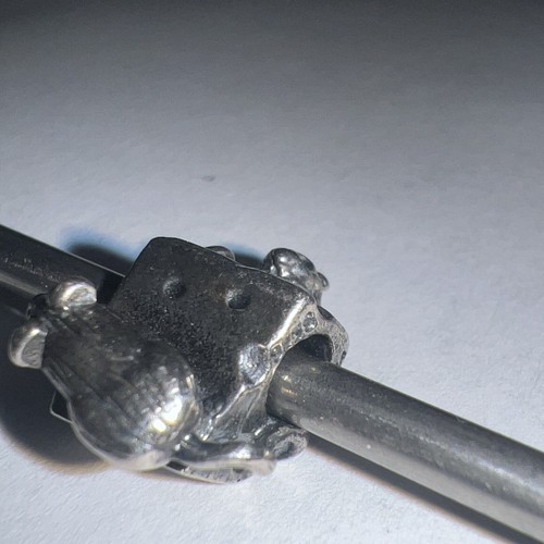 Autentico Trollbeads Argento Sterling Mouse On Cheese Bead 11410 Ritirato HTF - Foto 2 di 3