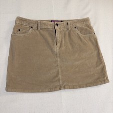 Vineyard Vines Women's Tan Corduroy Mini Skirt Size 8