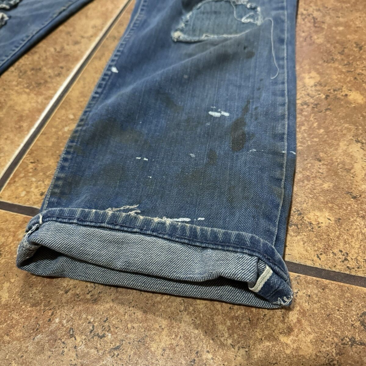 Vintage 50's Sears Roebuck Denim Jeans Selvedge Indigo 27x30 Vintage 50's Sears Roebuck Denim Jeans Selvedge Indigo 27x30
