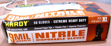 Tool Hardy Extreme Heavy L Nitrile Disposable Gloves 50 Gloves Per Box 9 MI68511